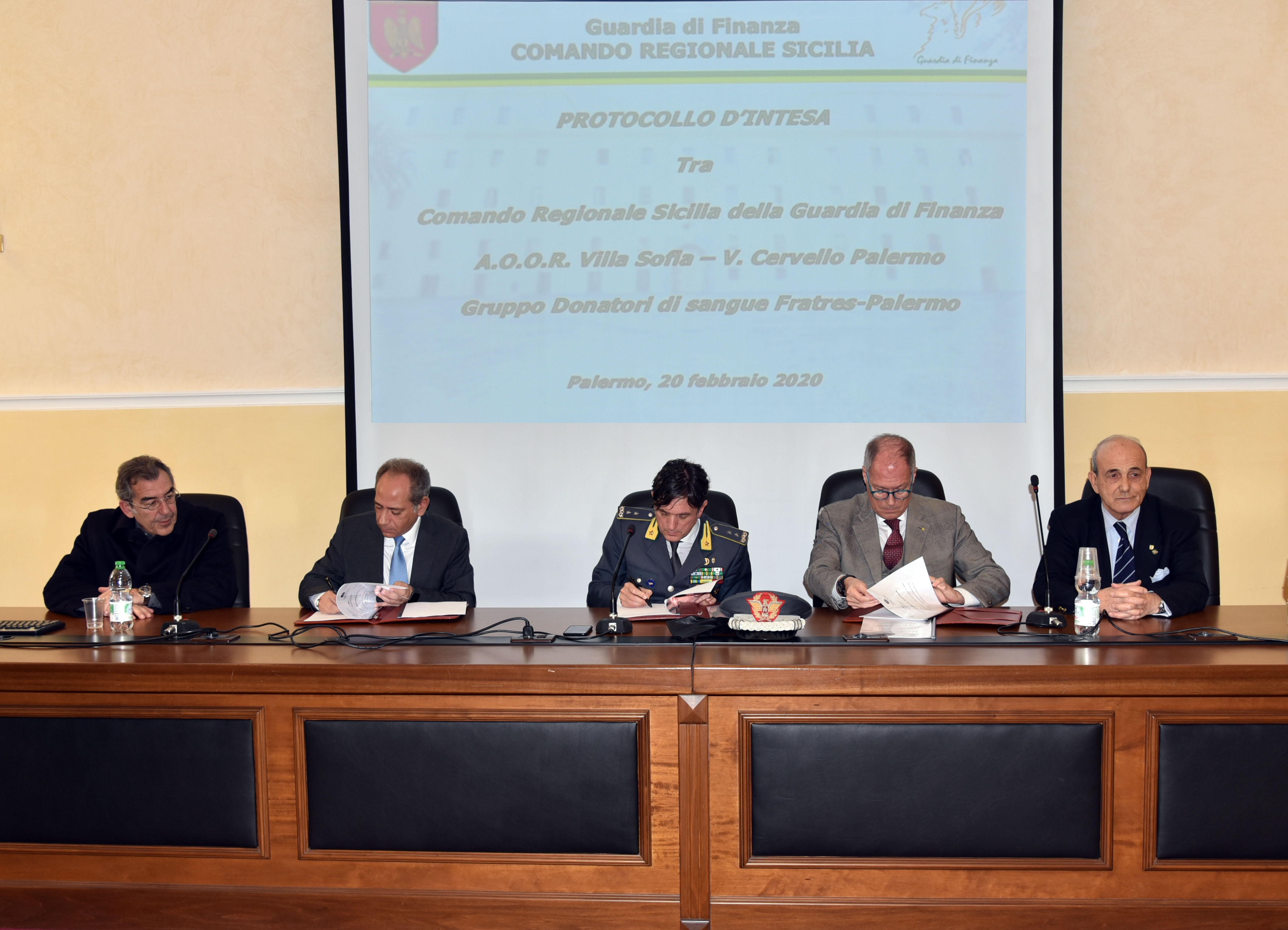 Donazione sangue, GdF Sicilia in campo a favore della solidarietà