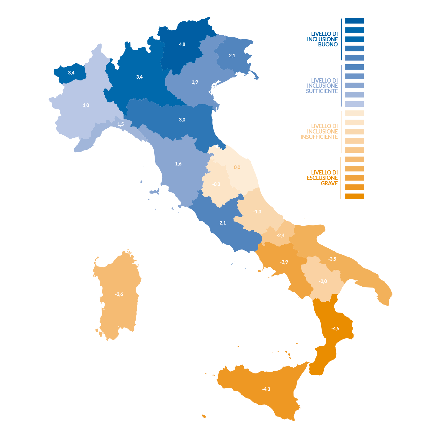 Donne e bambini, svantaggio doppio tra Sicilia e Trentino