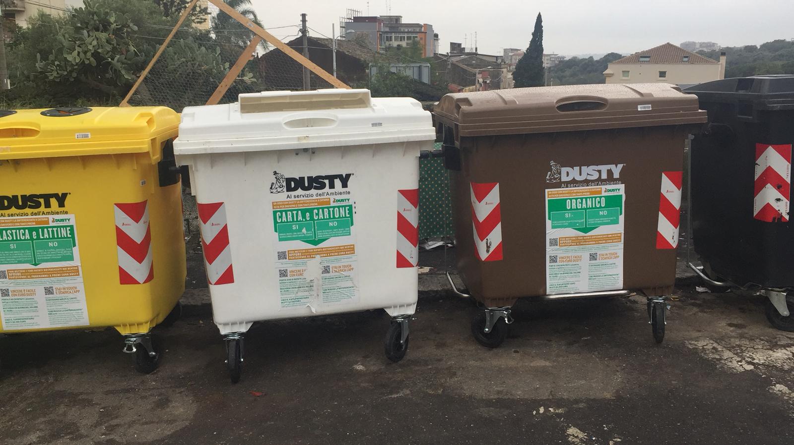 Caltanissetta, via i cassonetti e porta a porta più ampio