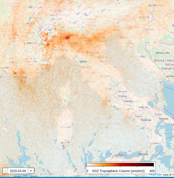 Nell’Italia bloccata dal Coronavirus una buona notizia, l’aria è più pulita