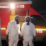 Vigili del fuoco senza mascherine, tredici in quarantena