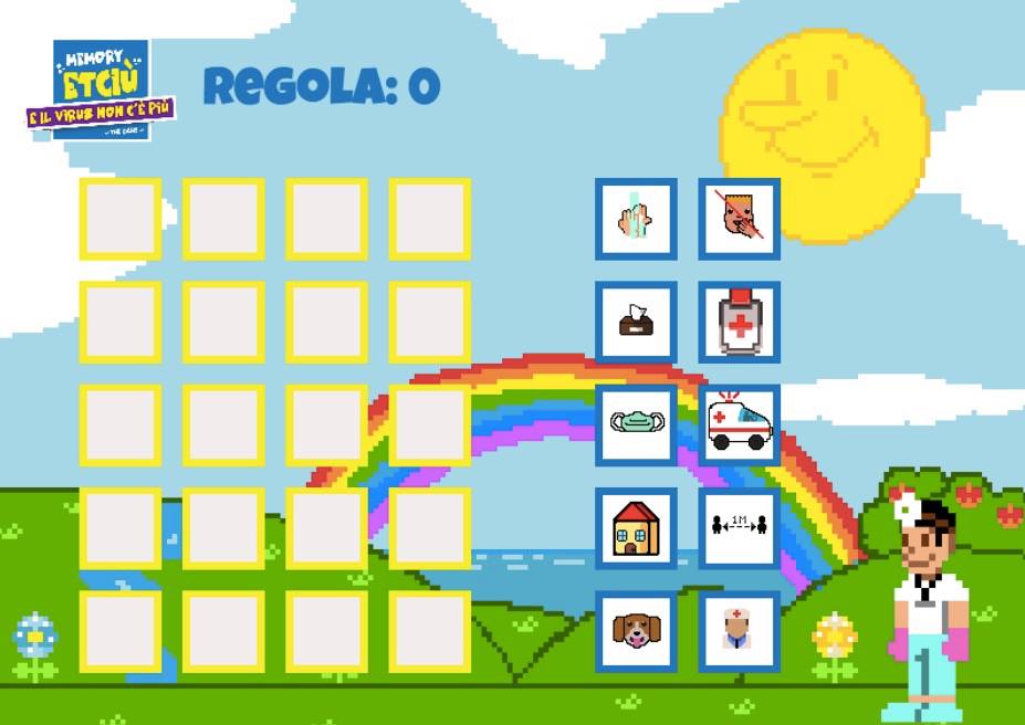 Memory Etciù, un videogioco contro il contagio da Coronavirus Memory Etciù, un videogioco contro il contagio da Coronavirus