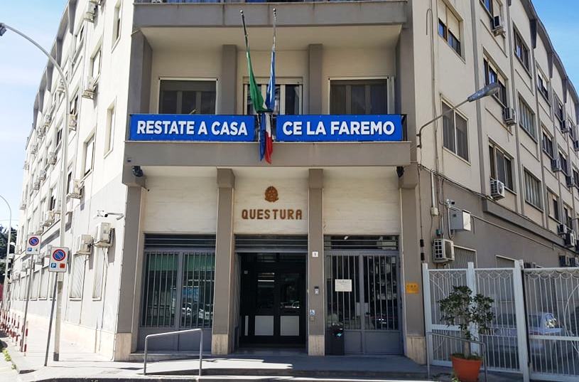 La Questura di Caltanissetta alla città, “Restate a casa, ce la faremo”
