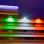 La Banca Agricola Popolare di Ragusa  illumina col Tricolore la Sede Centrale di Viale Europa