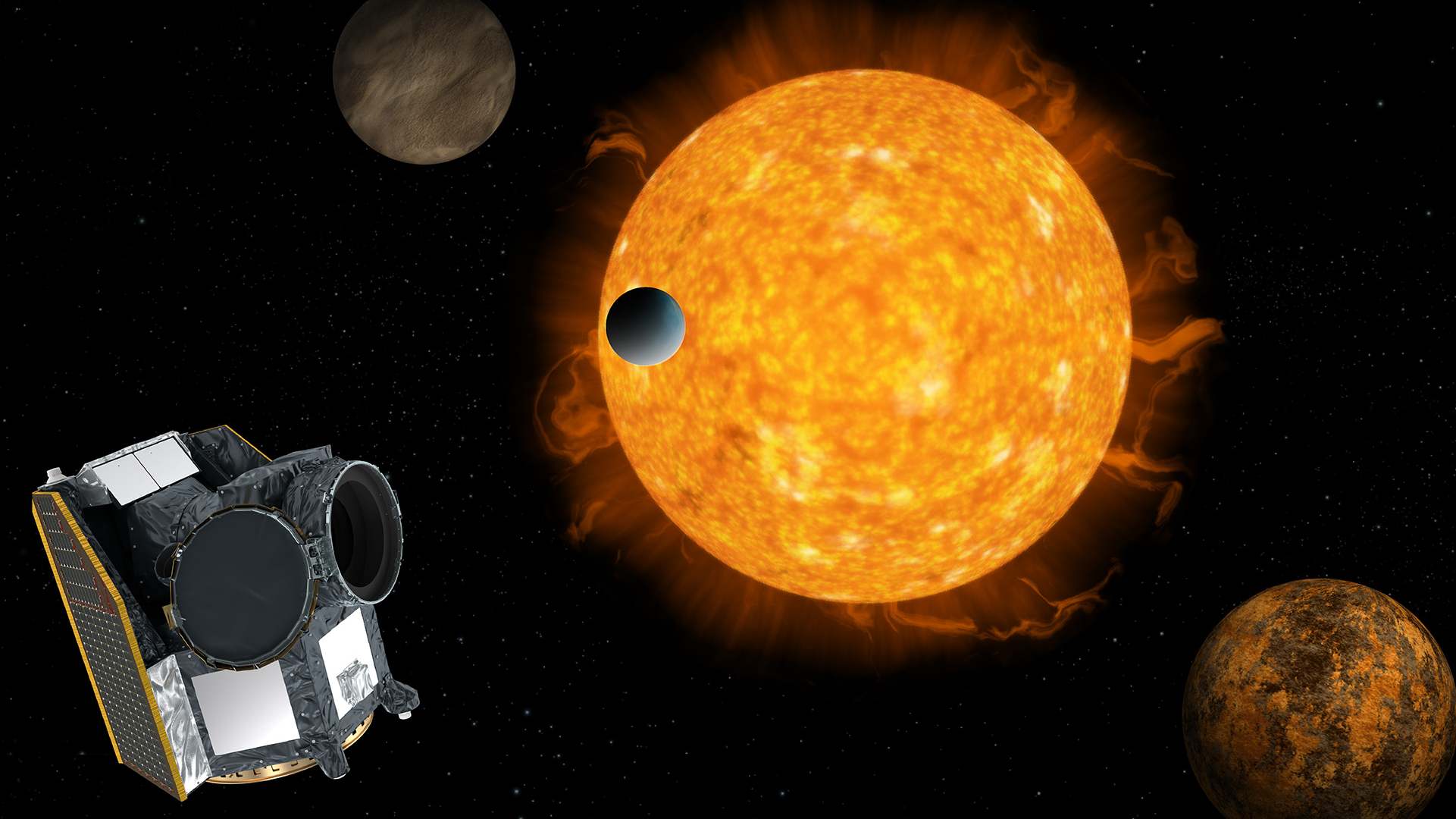 La sonda Cheops nello spazio anche grazie ai laboratori Inaf di Catania