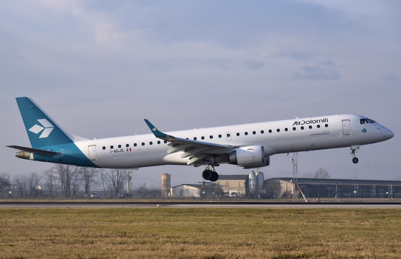 Air Dolomiti torna a volare sulla tratta Catania-Firenze