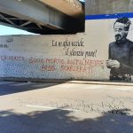 Mafia, nuovamente sfregiato a Catania il murale di Peppino Impastato