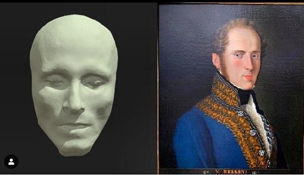 Studio dell’Unict svela il vero volto (e la fine?) di Vincenzo Bellini