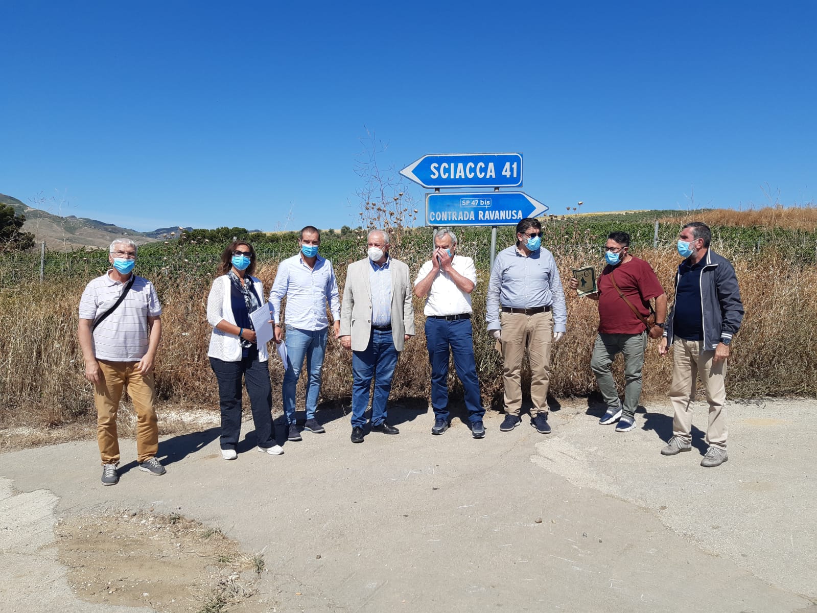 Consegnati i lavori per la Strada provinciale 47 bis, nel palermitano