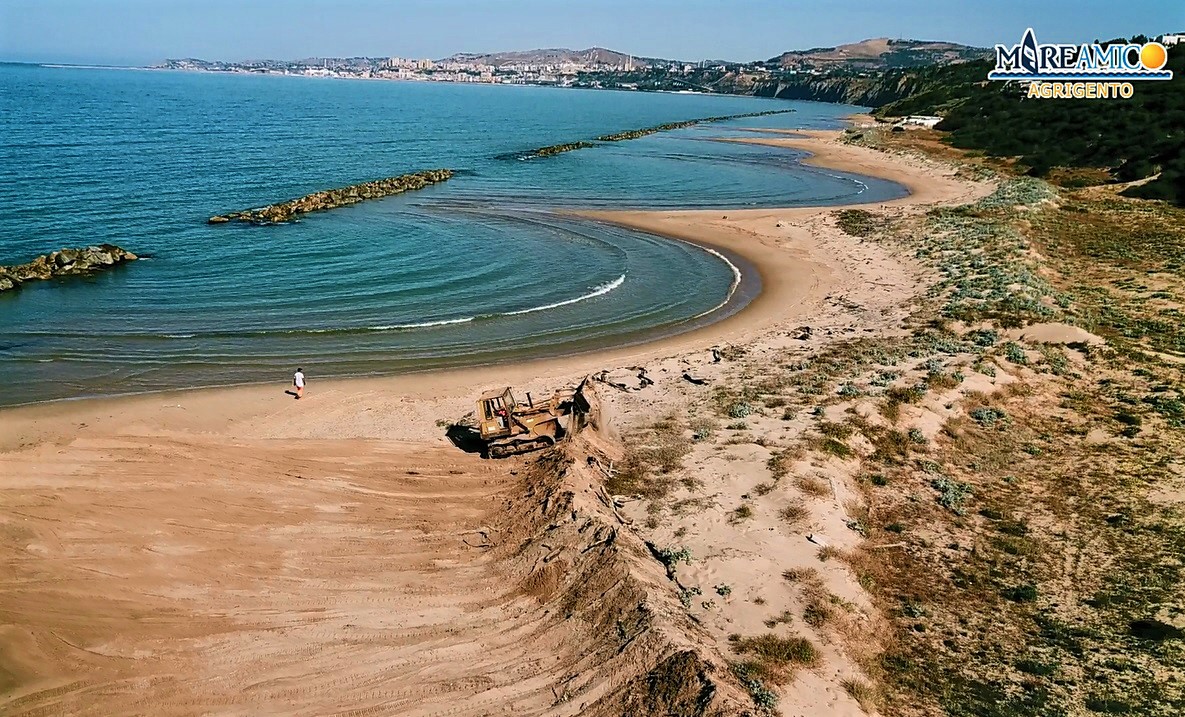 MareAmico, distrutte le dune di sabbia di Agrigento