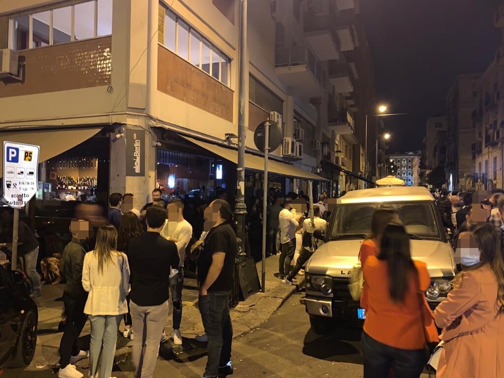 Coronavirus, a Palermo movida senza sicurezza