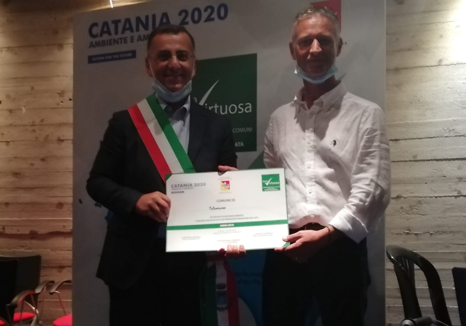 Raccolta differenziata, Petrosino premiato dalla Regione come “Comune Virtuoso 2019″