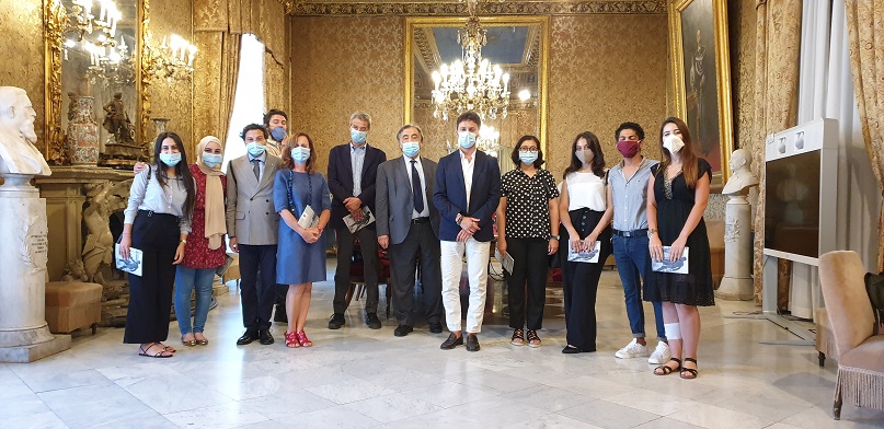 Palermo, delegazione di studenti tunisini accolta in Municipio Palermo, delegazione di studenti tunisini accolta in Municipio