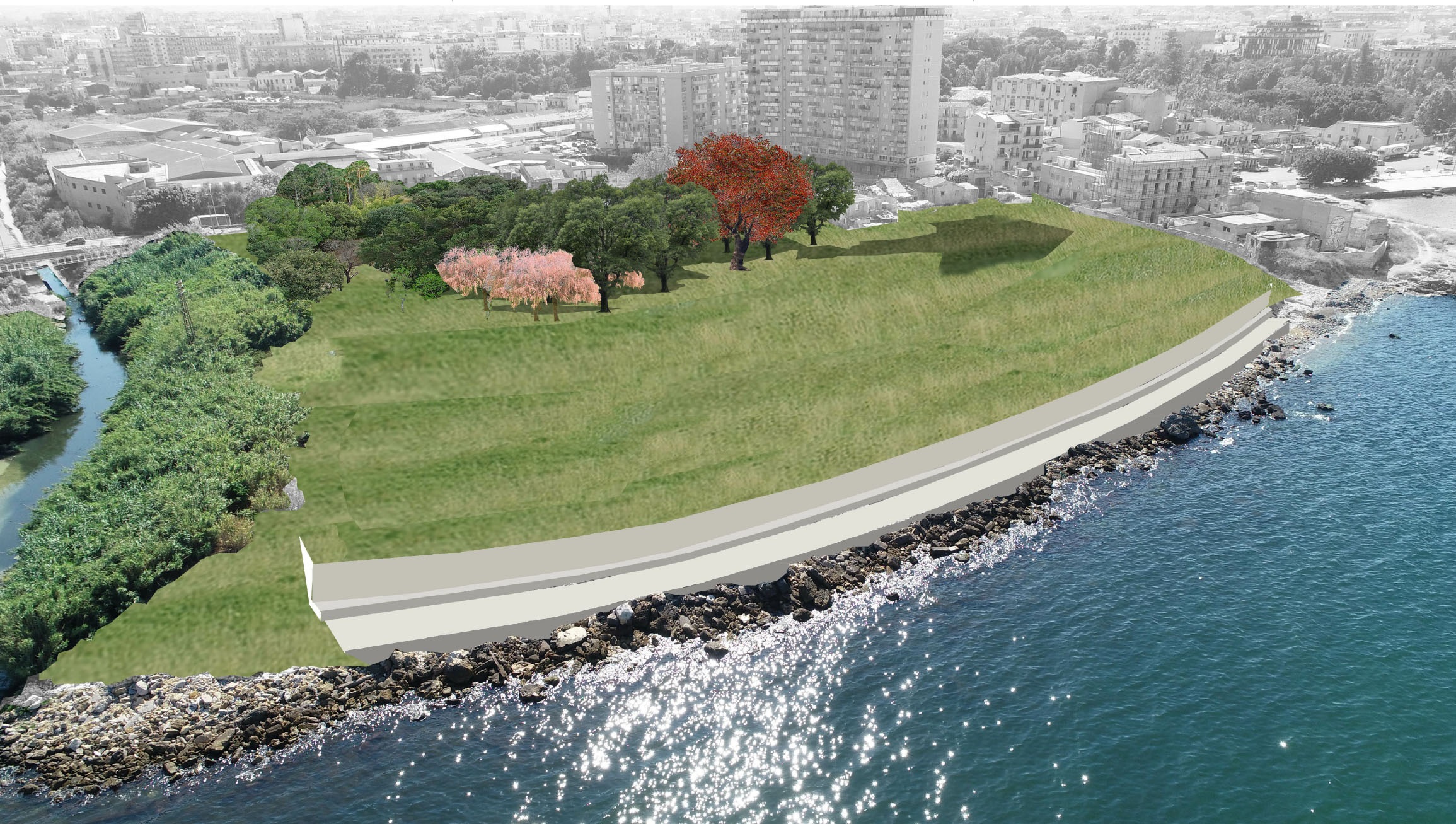 Palermo, recupero Oreto e lungomare di Barcarello