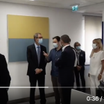 Il presidente Musumeci in visita all’ospedale Cannizzaro di Catania