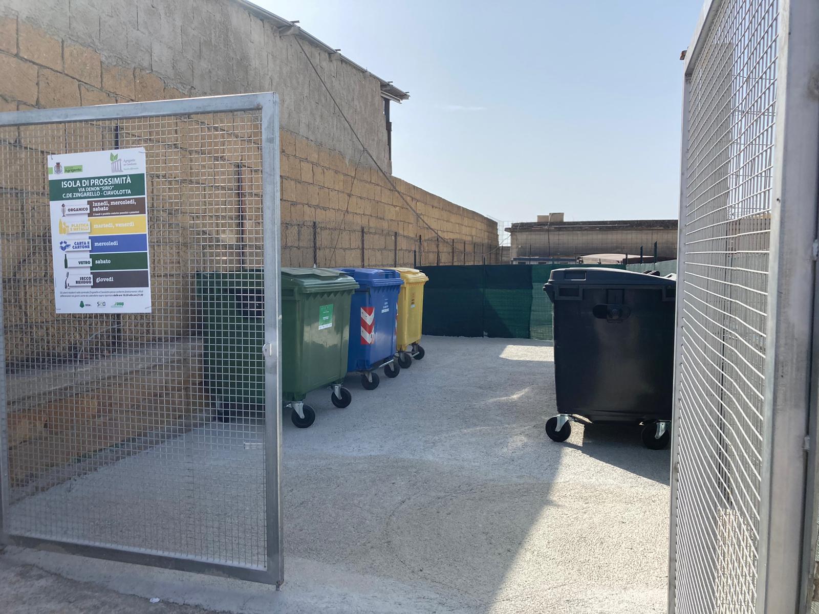 Ad Agrigento una nuova isola ecologica in via Sirio