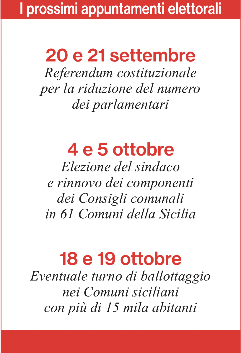 Galleria foto 'Amministrative d’ottobre altro, evitabile, spreco: ignorata l’ipotesi election day con il referendum' - foto 2