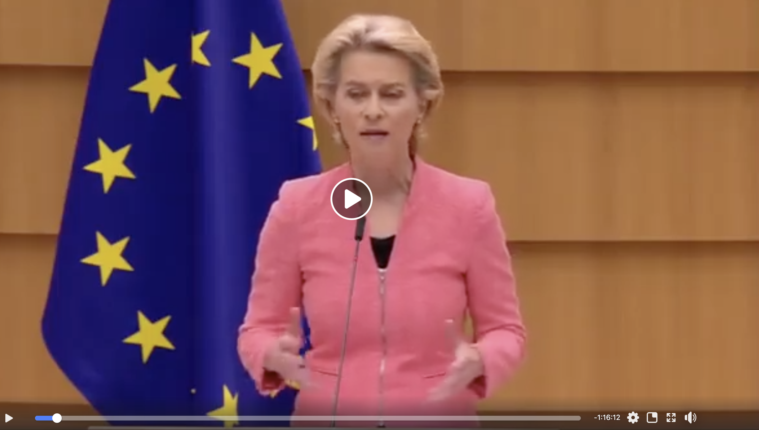 L’intervento della presidente della Commissione, Ursula von der Leyen, sul nuovo Patto su asilo e migrazione