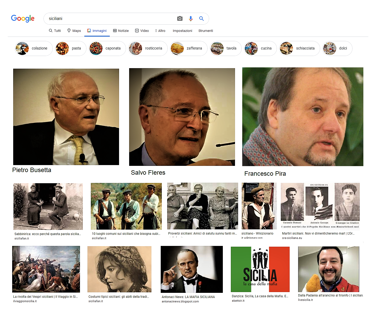 Reputazione, come certi media hanno indotto, per interesse, un complesso d’inferiorità nei Siciliani