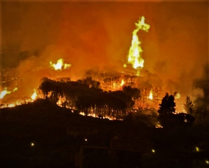Incendi, a Lipari disastro ecologico, fiamme vicino alle case Incendi, a Lipari disastro ecologico, fiamme vicino alle case