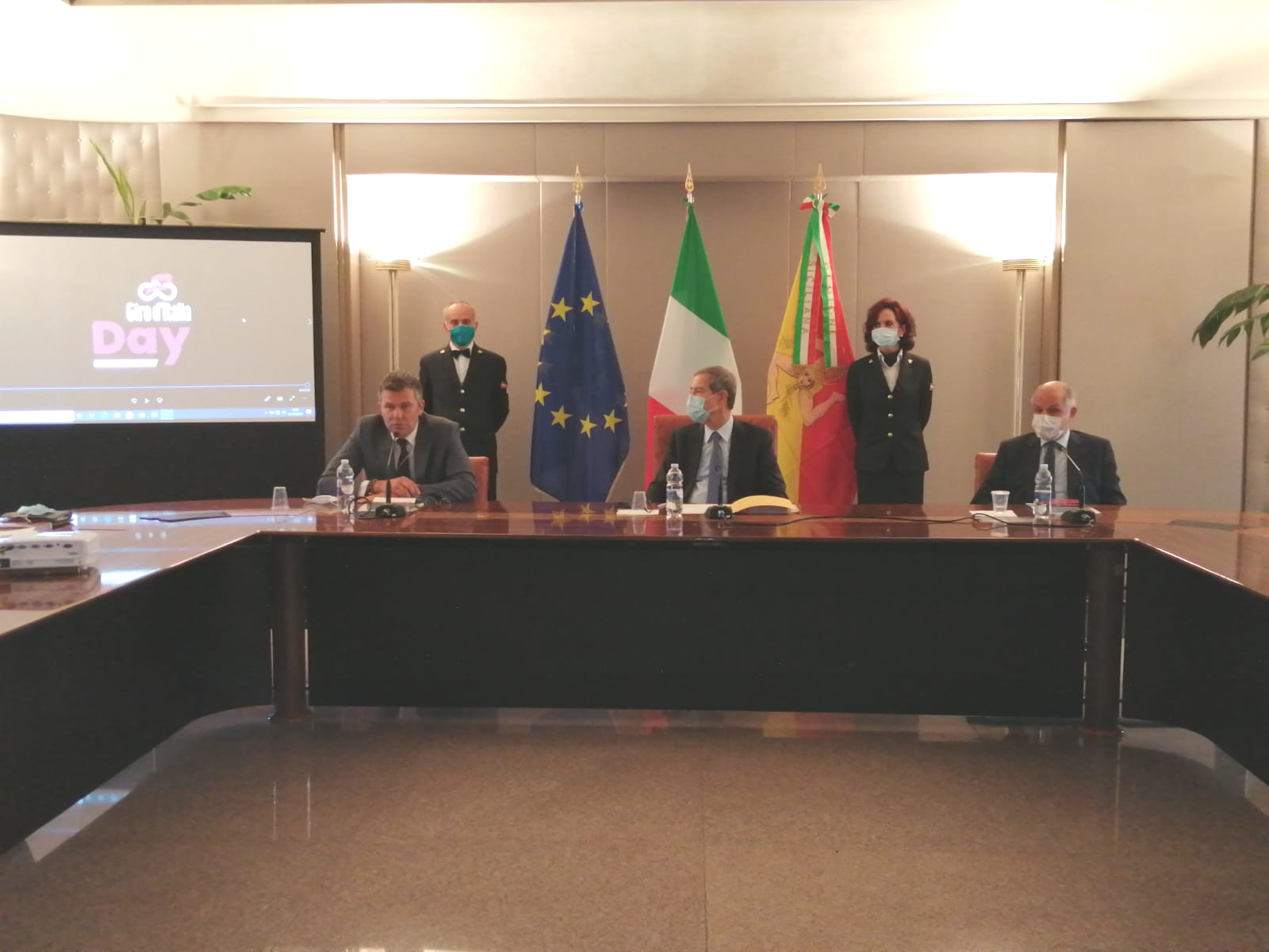 Musumeci, “Il Giro d’Italia potrà promuovere la nostra Sicilia”