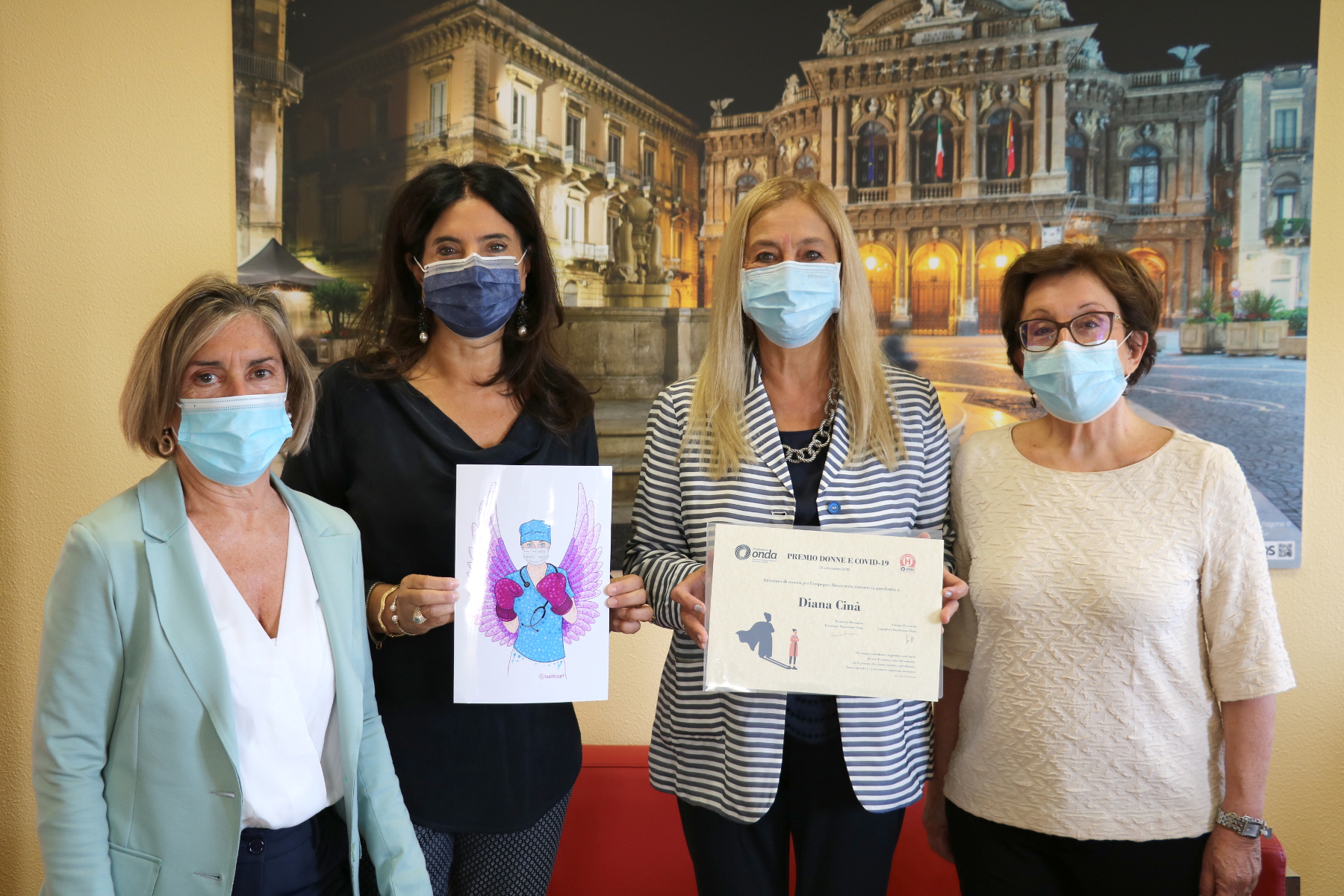 Donne e Covid, premiate Catalano, Cinà e Monea