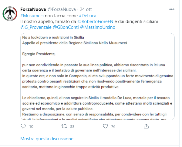 Galleria foto 'Coronavirus, ristoranti e pub, proteste a Palermo e Catania' - foto 3