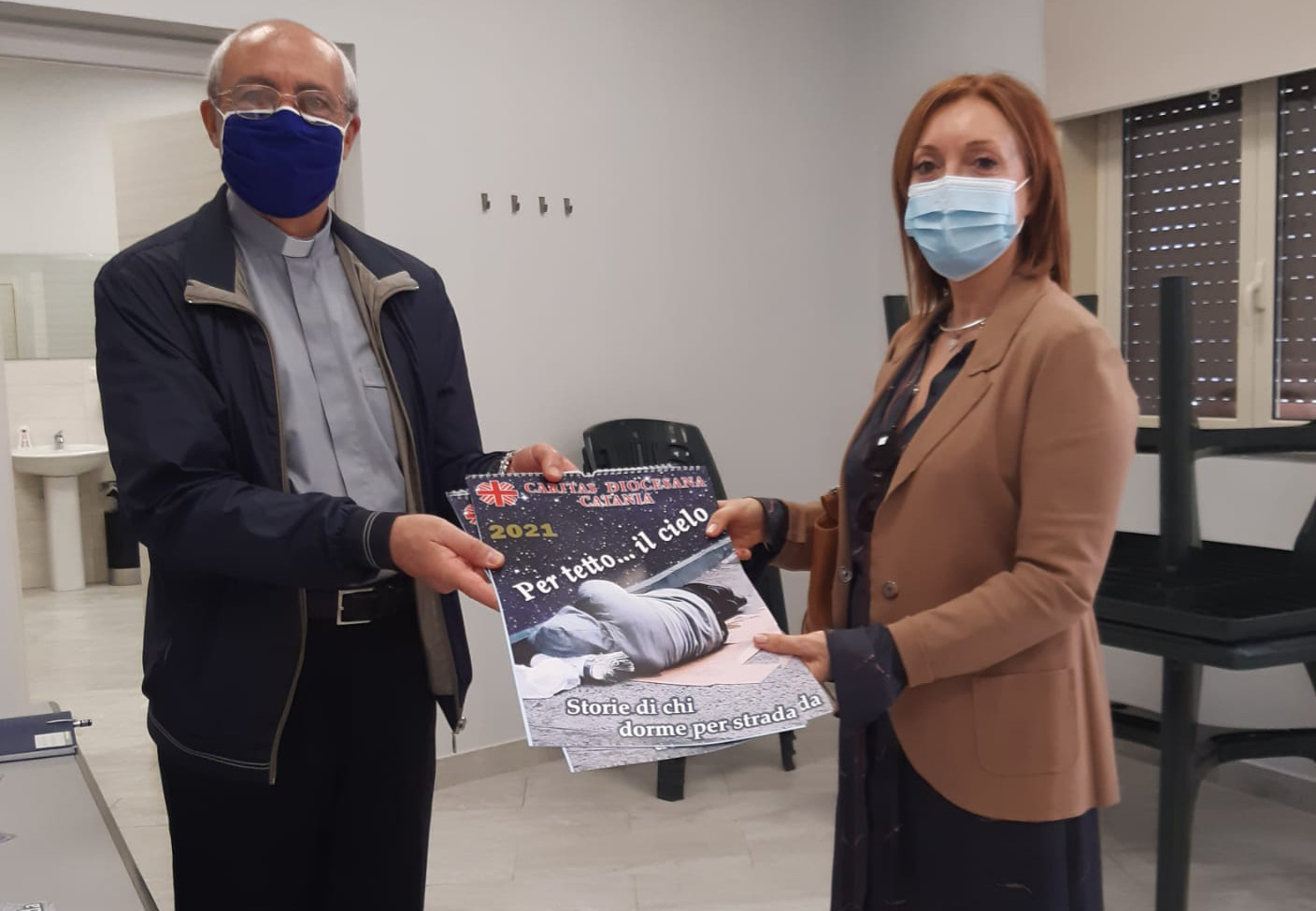 Caritas Catania, alla stazione nuovi bagni e docce per gli ultimi