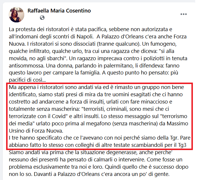 Galleria foto 'Coronavirus, ristoranti e pub, proteste a Palermo e Catania' - foto 2