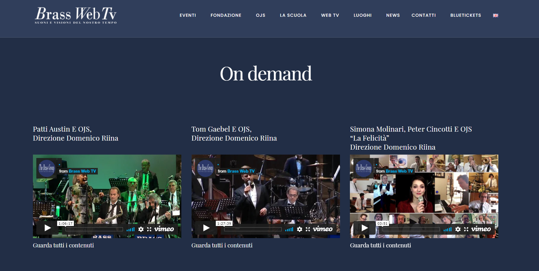 Il jazz si sposta online, the Brass Group rilancia la web tv