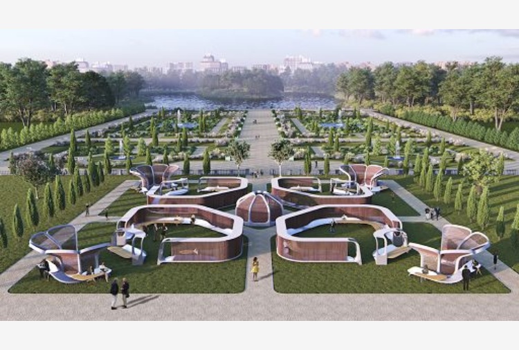 Design, ecco Eitherland, ufficio post-covid all’aperto e Made in Italy