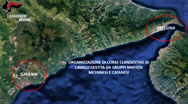 Mafia, scommesse clandestine sui cavalli e droga, blitz a Messina