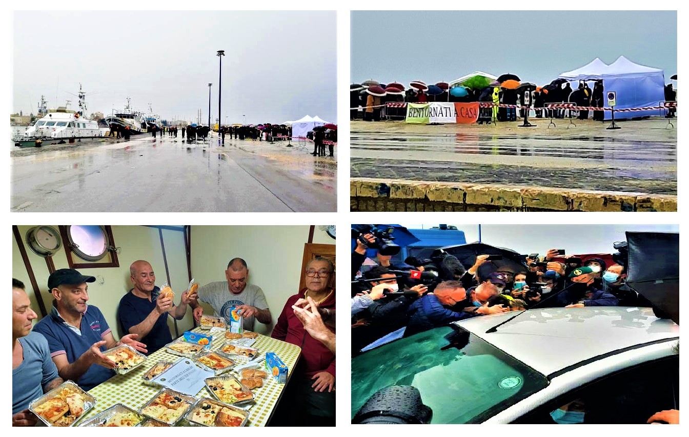 Pescatori Mazara, l’incubo è concluso, dai marinai  grazie al Governo