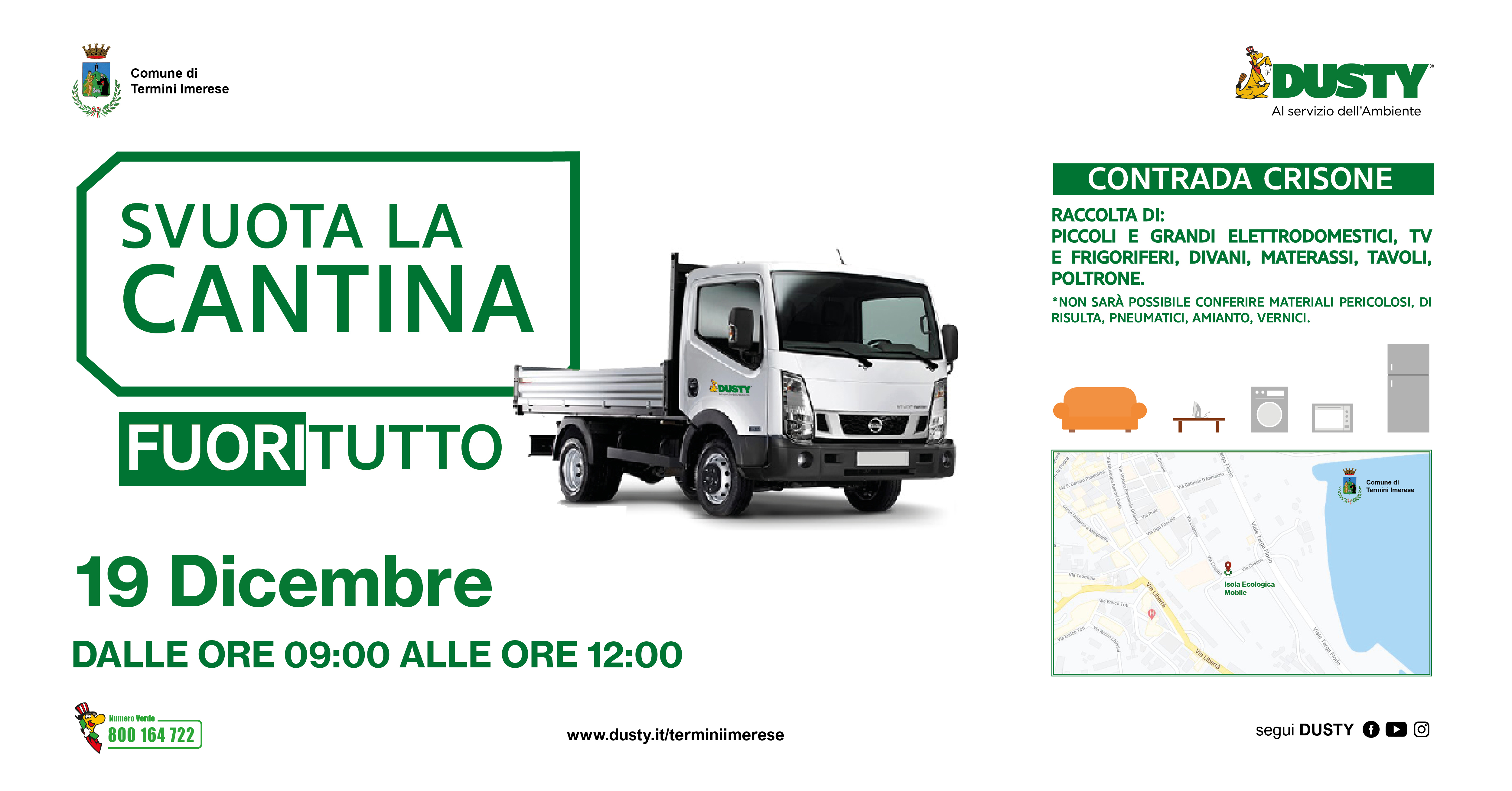 Galleria foto 'Rifiuti ingombranti, raccolta straordinaria a Termini Imerese' - foto 1