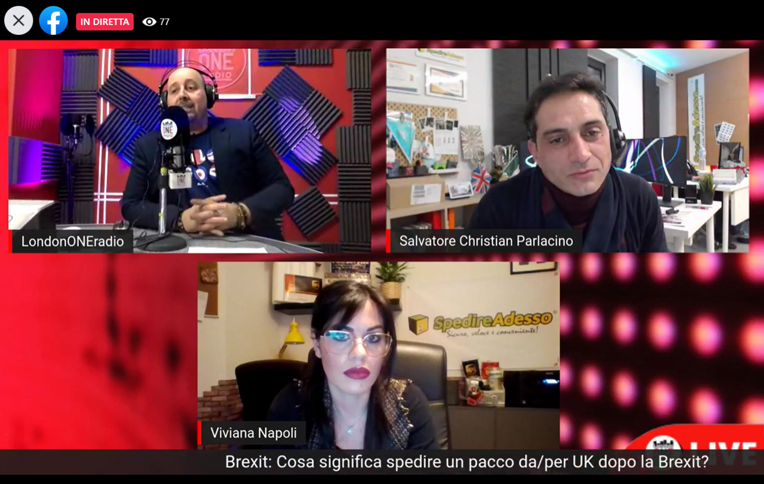 Il CEO di SpedireAdesso.com in diretta su LondonOneRadio