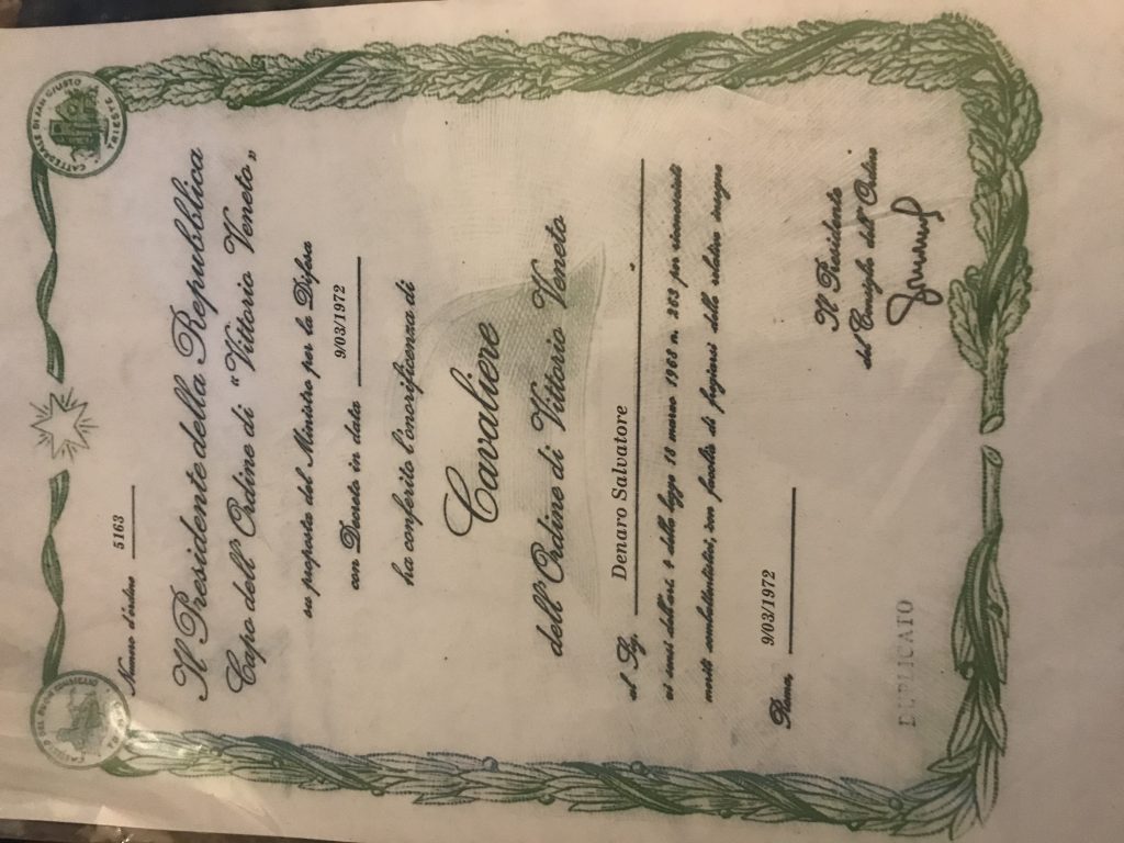 Cavalieri di Vittorio Veneto, la Sicilia e i racconti di guerra