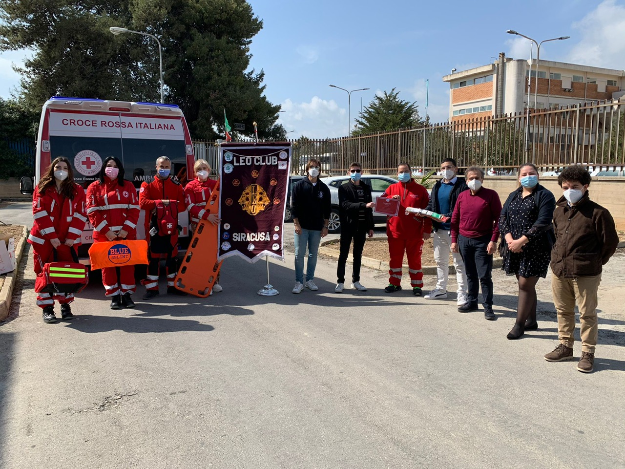 Siracusa, Leo Club dona kit primo soccorso alla Croce Rossa