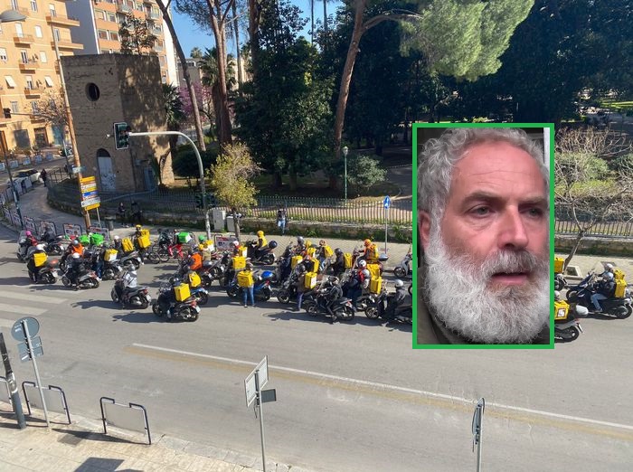 Palermo, la storia del rider che si batte per lavorare