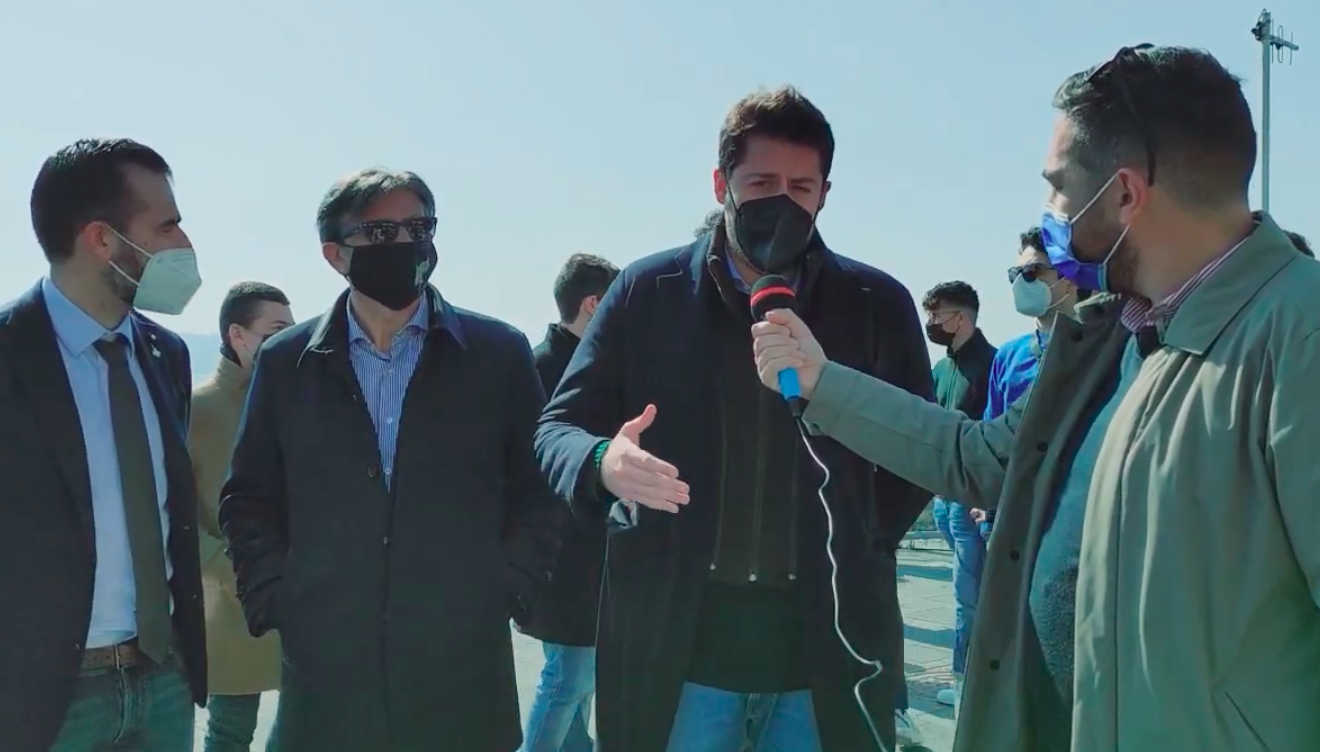 Messina, la manifestazione dei giovani della Lega: “Sì al Ponte”