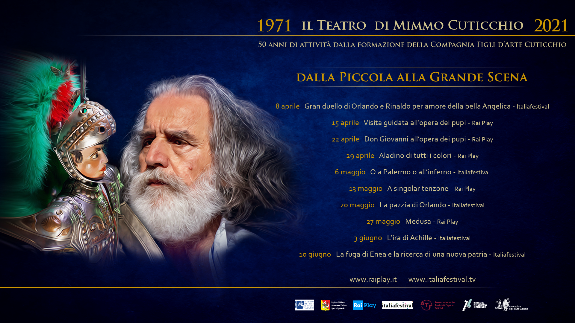 Galleria foto 'Il teatro di Mimmo Cuticchio e l’opera dei pupi su Rai Play' - foto 1