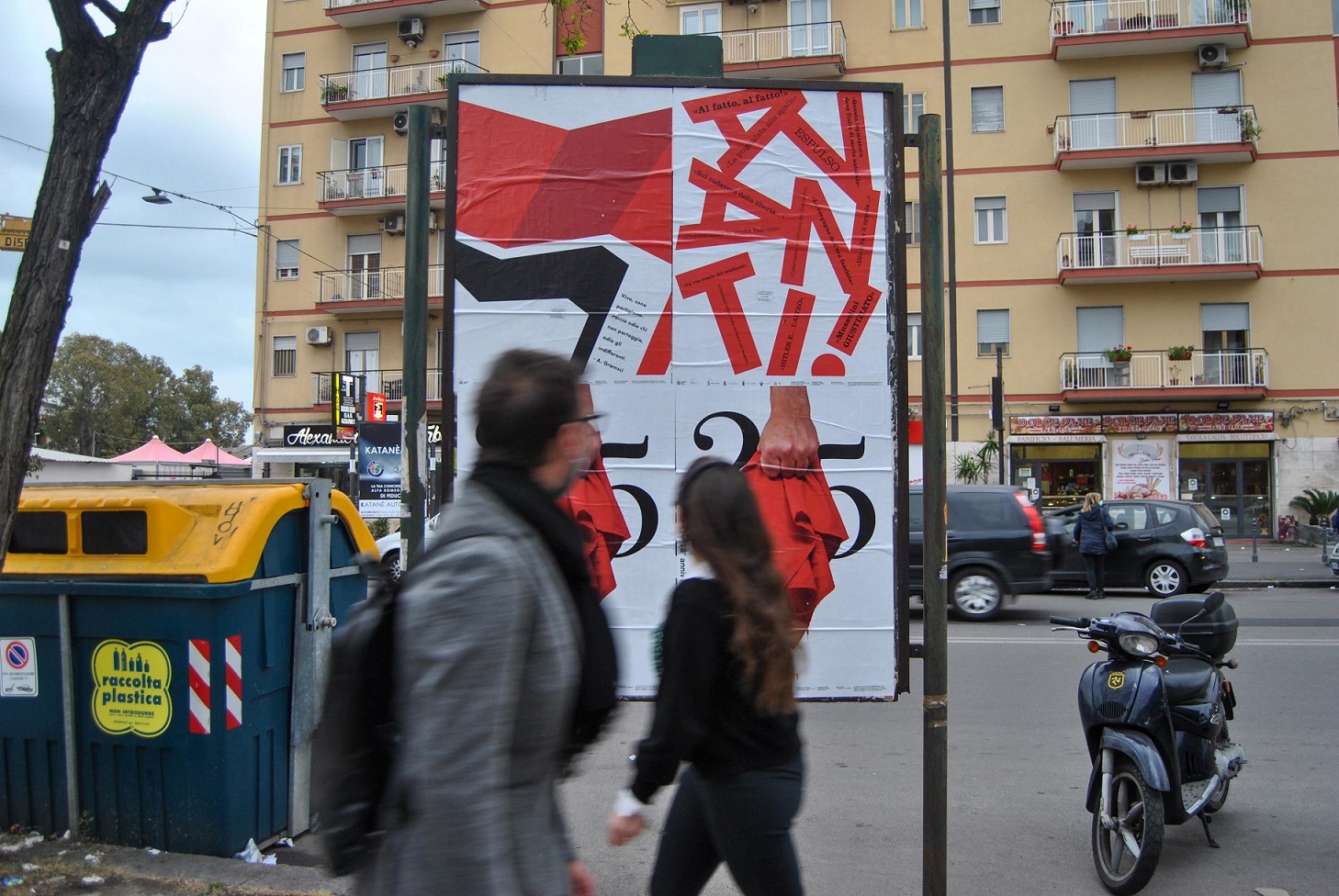 25 Aprile, Aba Catania, campagna “Progettare per resistere”