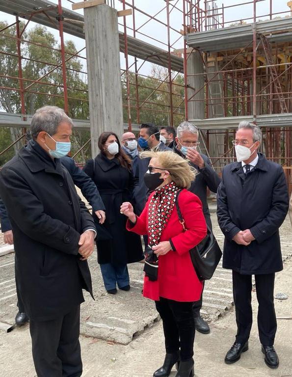 Gela, Musumeci in visita al cantiere del Museo della nave  
