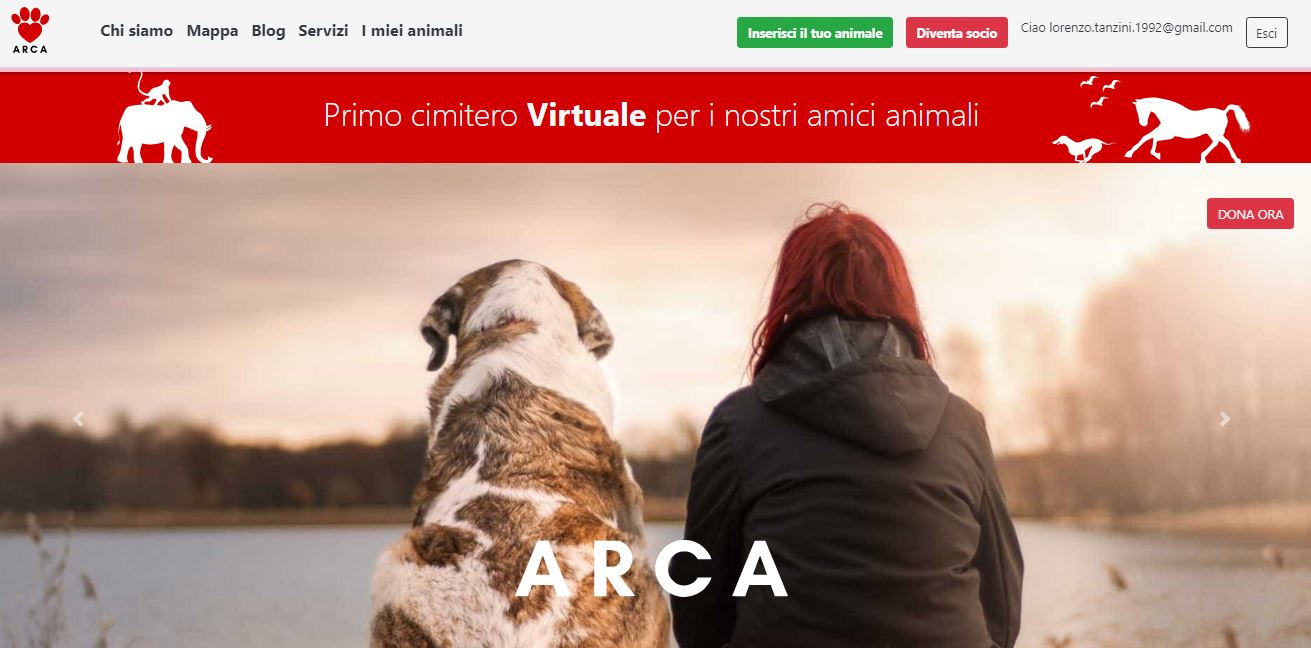 ARCA, il cimitero virtuale per gli amici a quattro zampe