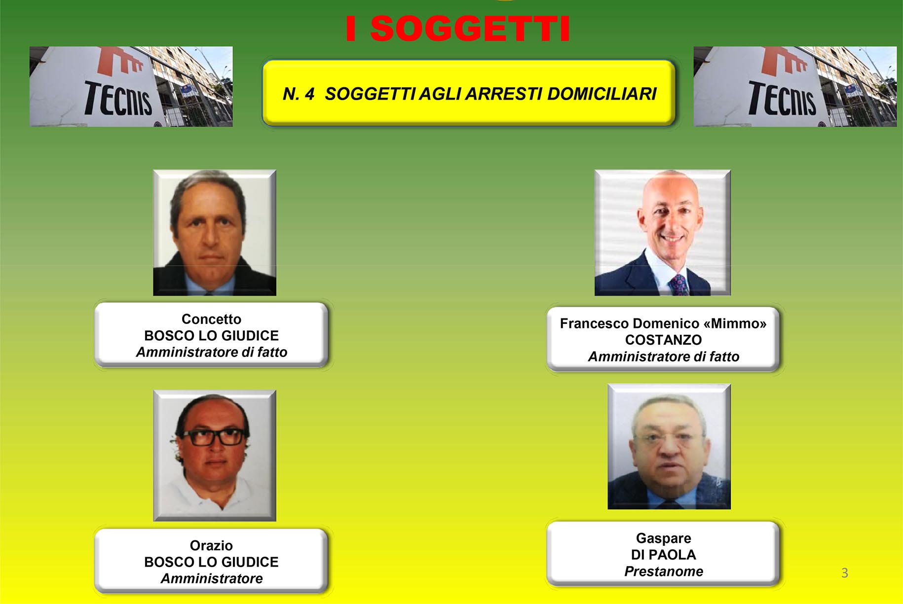 Bancarotta Tecnis, Bosco e Costanzo condannati a Catania