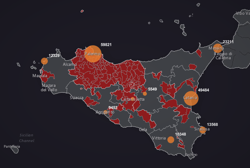 Covid, Sicilia arancione ma con centoventi Comuni “rossi”