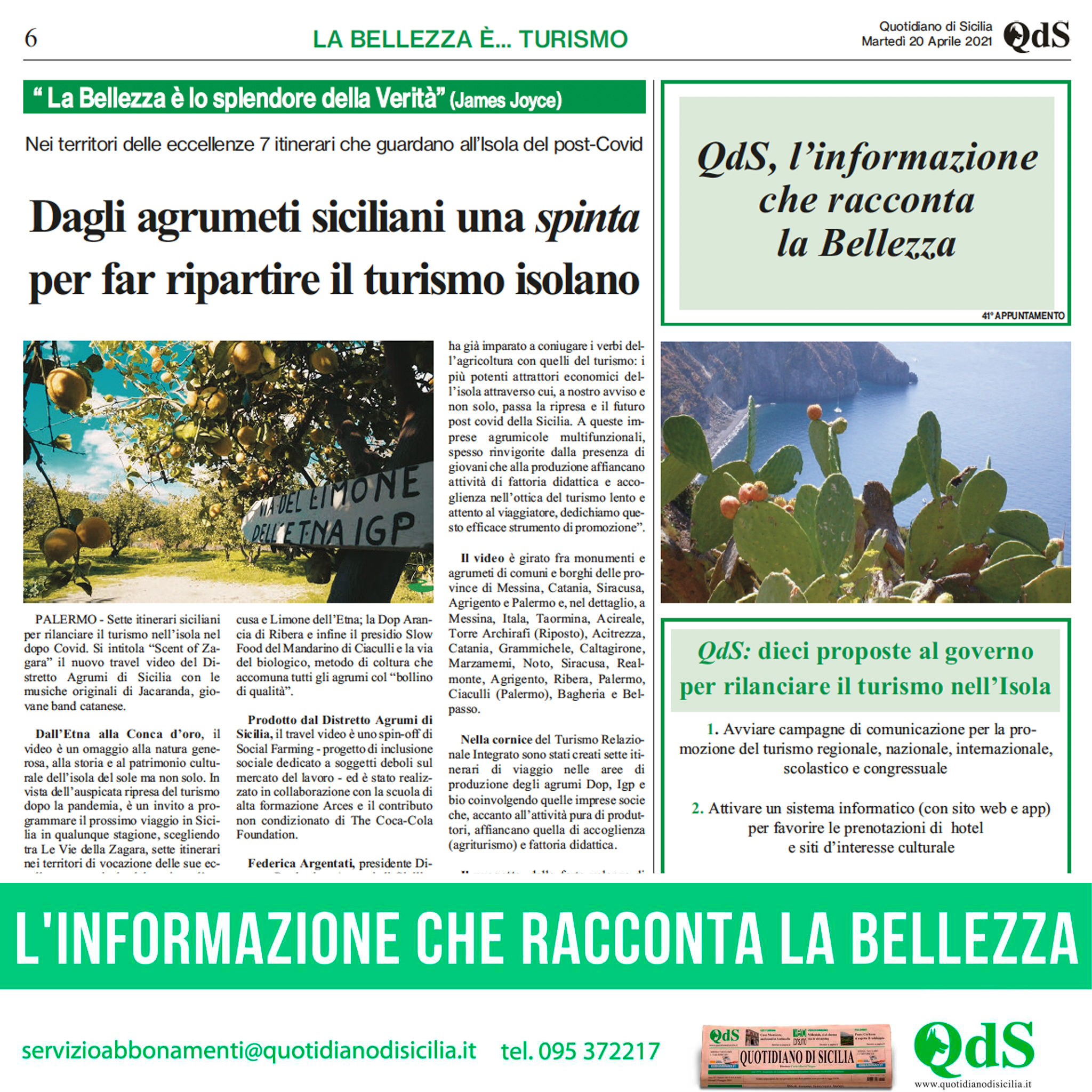 Galleria foto '“Scent of Zagara” per far ripartire il turismo siciliano' - foto 1