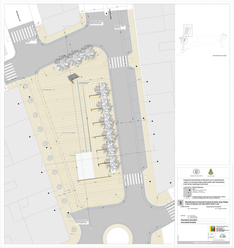 Siracusa, lavori piazza Euripide, cambia la viabilità Siracusa, lavori piazza Euripide, cambia la viabilità