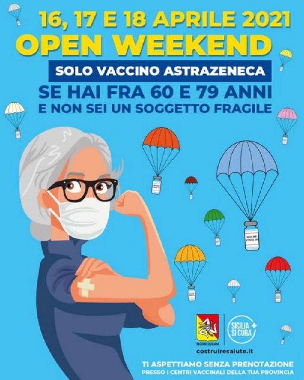 Vaccini senza prenotazioni in Sicilia, domani il via, ecco come e per chi