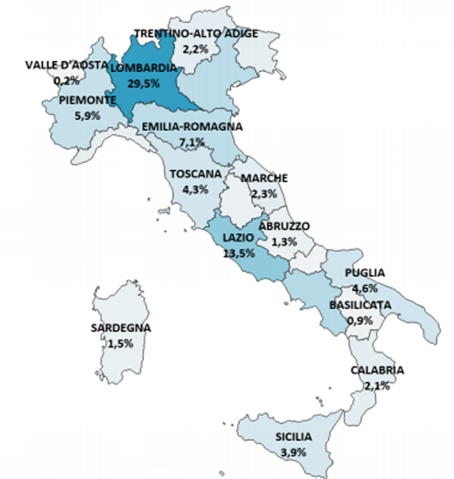 Imprese innovative dell’Ict, Italia divisa in due
