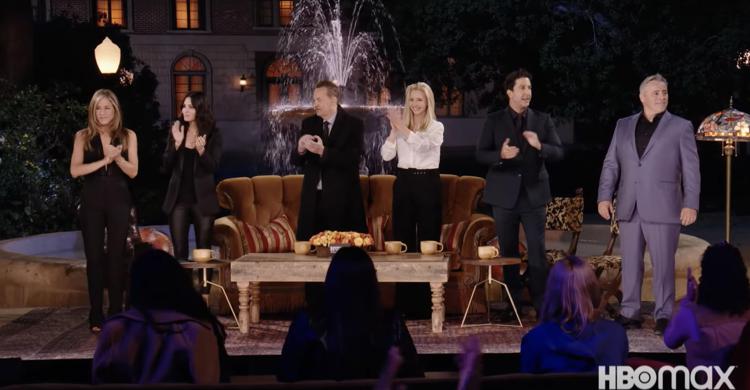 Friends, la reunion: il retroscena di Ross e Rachel Friends, la reunion: il retroscena di Ross e Rachel